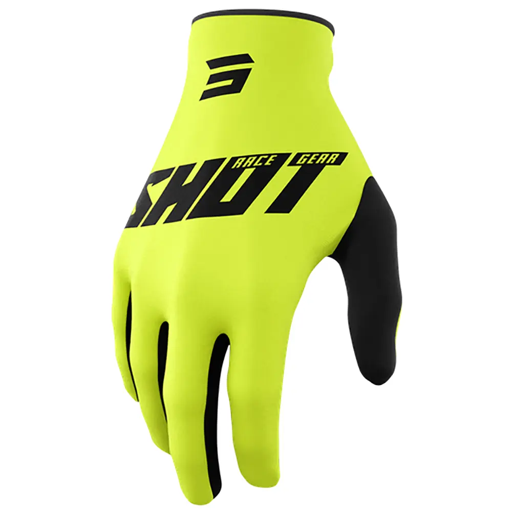 Ajohanskat SHOT Burst neon keltainen, myös lapsille