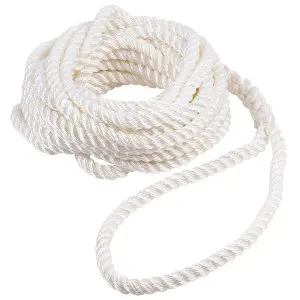 Kiinnitysköysi 12 mm 6 m Qvarken Classic valkoinen