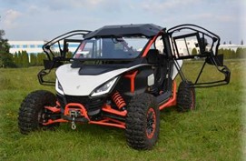 DFK T&auml;ysi Ohjaamo L&auml;mm&ouml;ll&auml; + pyyhin/pesin Segway Villain 722-74S01U02-0