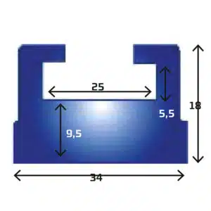 Kimpex Liukukisko Yamaha 68″ Valk 84-0227-12