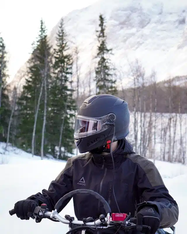 Amoq avattava kelkkakypärä Protean, lämpövisiirillä - Image 2