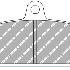 FERODO FDB557 BRAKE PADS ORGANIC PLATINUM
