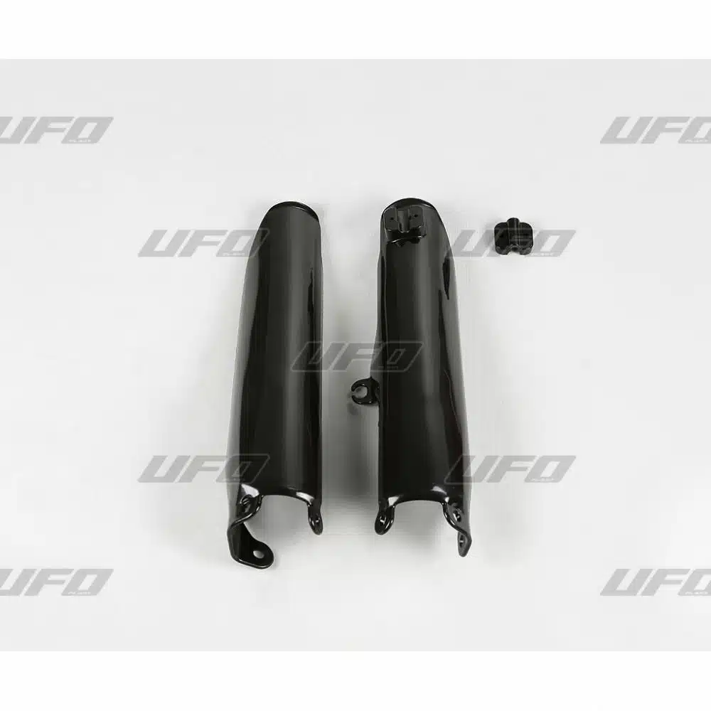 UFO HVA TC449/TE 449/511 FORK SLIDER PROTECTORS BLACK
