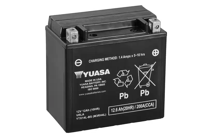 Yuasa akku, YTX14L-BS (cp) 14-223