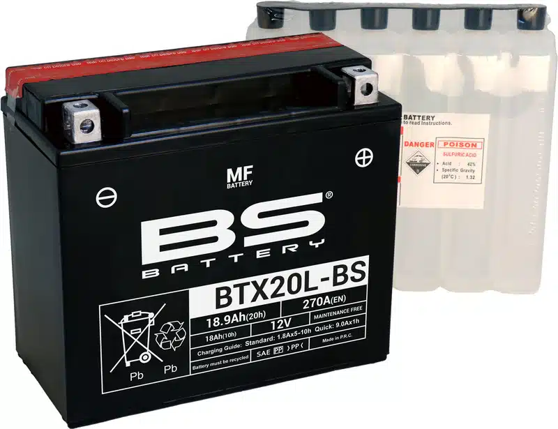 BS Battery BTX20L-BS MF (cp) Maintenance Free 140-300610