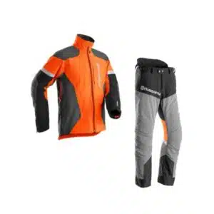 Husqvarna turvahousut Robust ja metsurin takki Technical