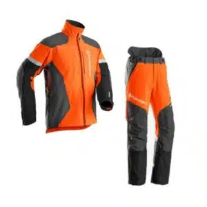 Husqvarna turvahousut ja metsurin takki Technical