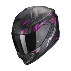 Scorpion moottoripyöräkypärä EXO-1400 EVO AIR, musta / pinkki