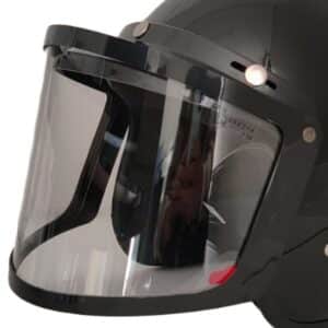 Tuplavisiiri kirkas, nappikiinnityksellä