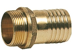 Letkuliitin uros 1" 1/4 x 30mm (messinki) M17-198-16