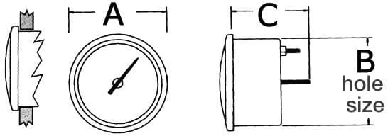 Osculati Polttoainemittari 12V M27-527-01