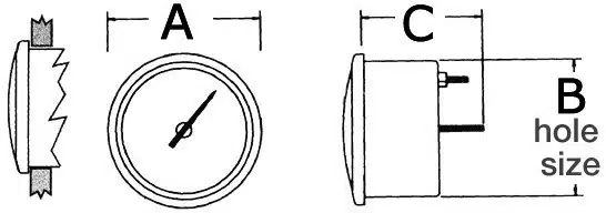 Volttimittari 12v 8-16 v. M27-320-14