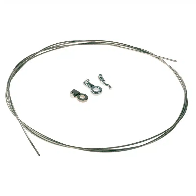 Rotary Vaijerin korjaussarja, (1) Vaijeri Ø2mm p. 2,5m, (1) Z-nippa, (2) O-nippa