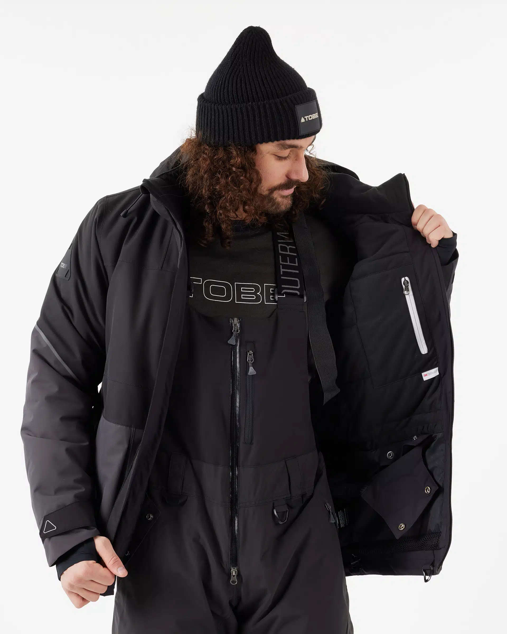 Tobe ajotakki Arctos Insulated, Jet Black - Image 3
