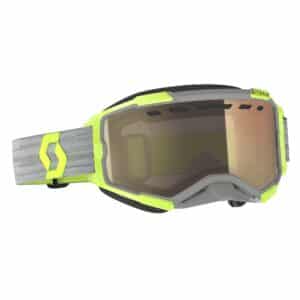 Scott Goggle Fury LS Snow Cross grey/yellow light sensitive bronze chrome