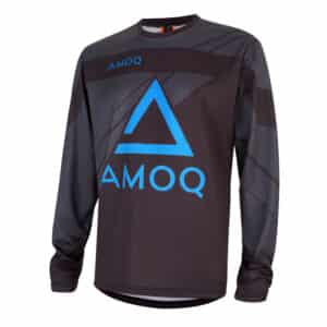 AMOQ Lasten Snowcross paita Musta / Harmaa / Sininen