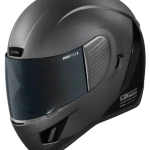 Icon moottoripyöräkypärä Airform Counterstrike MIPS, hopeanharmaa