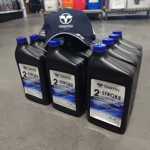 12 x Tohatsu 2-tahtiöljy 1 litra + TOHATSU LIPPIS KAUPAN PÄÄLLE!