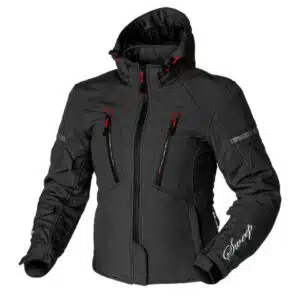 Sweep Flawless naisten softshell ajotakki, musta / punainen
