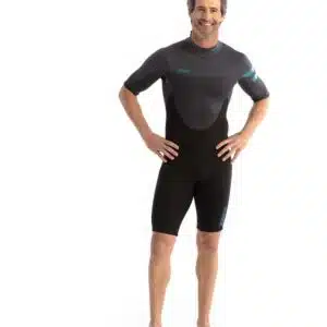 JOBE miesten märkäpuku Perth Shorty 3/2mm, harmaa