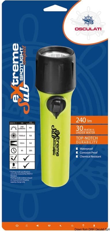 Osculati Compact LED taskulamppu M12-170-04 - Image 2