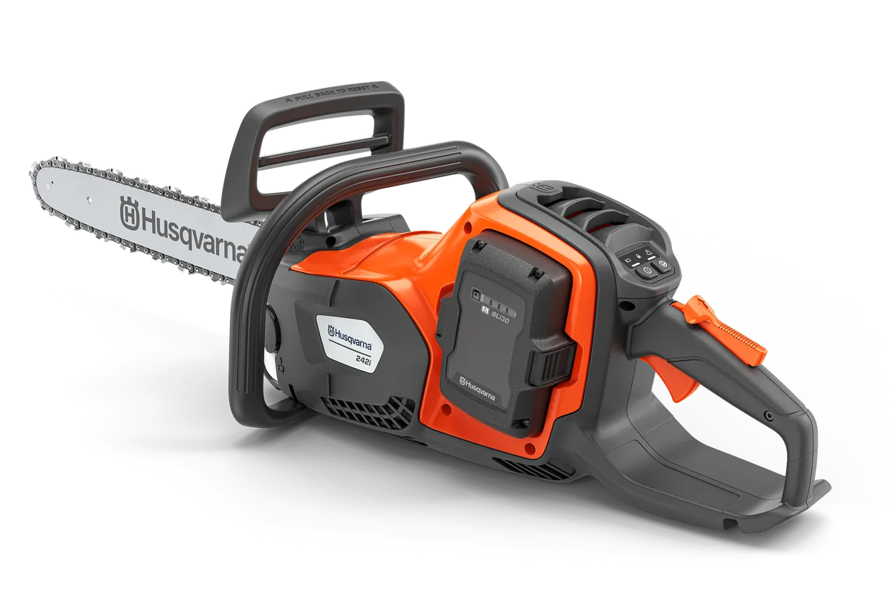 Husqvarna 242i akkusaha sis. akun ja laturin - Image 2