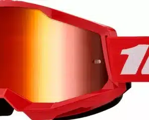 100% Ajolasit Strata 2 Goggle punainen , peili