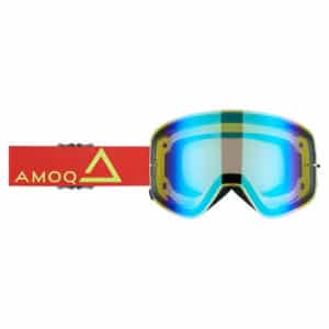 AMOQ Crossilasit Vision, punainen-HiVis – Gold Mirror