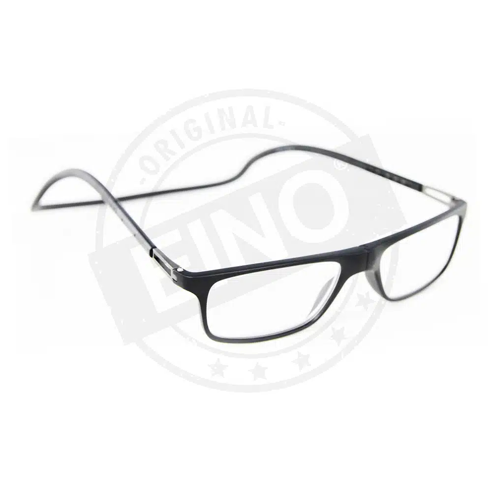 Eino lukulasit, musta, pehmeä niskaremmi