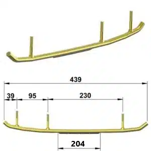 Totaltek YA-19R Racing ohjainraudat Yamaha