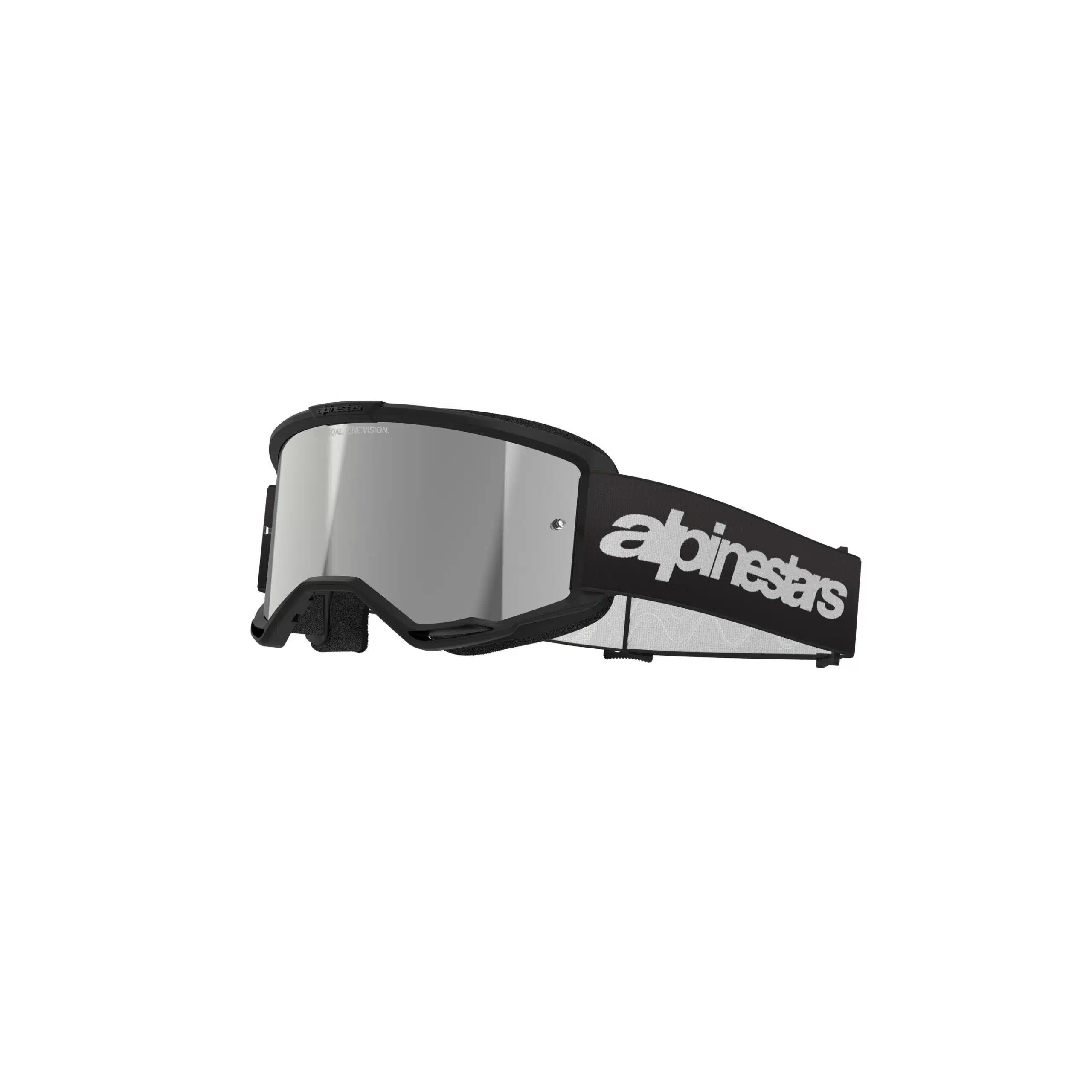 Alpinestars Ajolasit Vision 3 WORDMARK Musta Peili Hopea