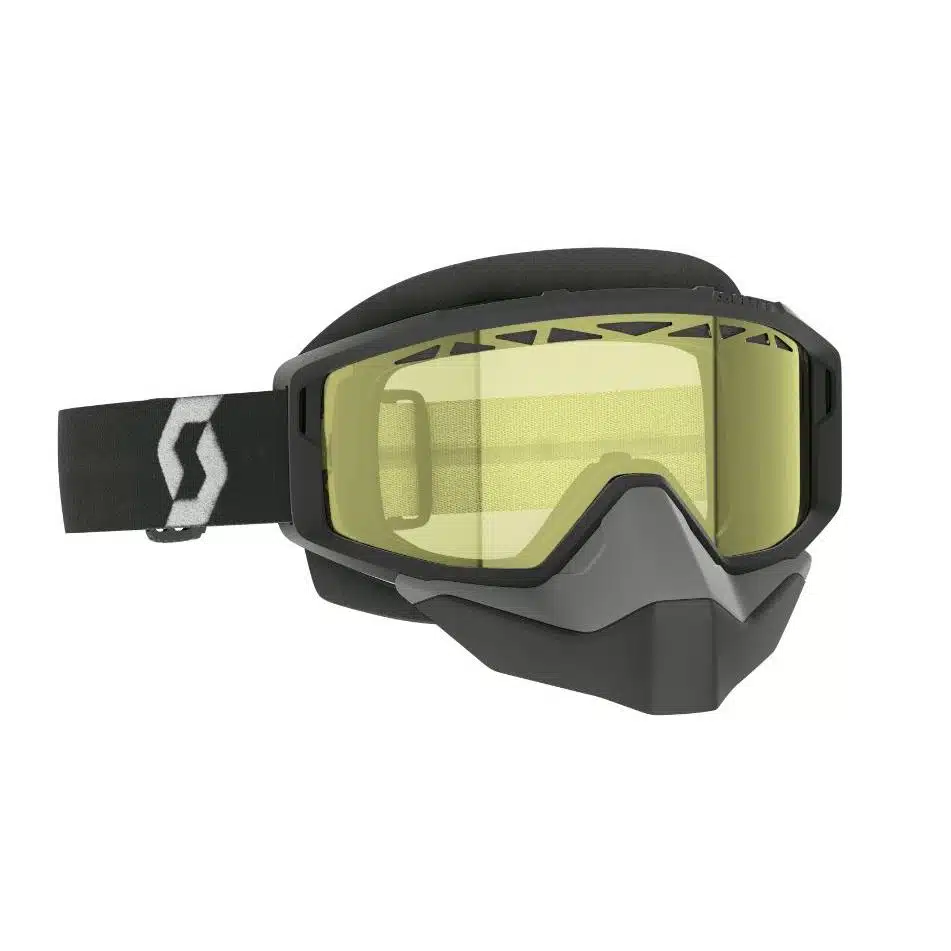 Scott Goggle Primal Snow Cross black/white / yellow