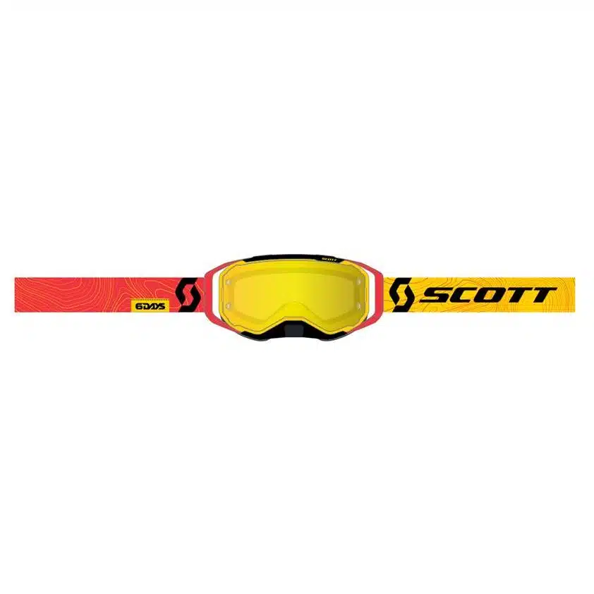 Scott Goggle Prospect 6 Days 2024 ESP Red/Yellow yellow chrome works