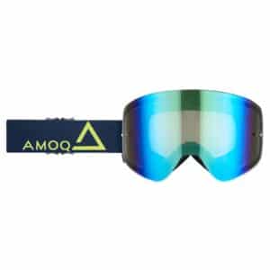 AMOQ Vision Magnetic Crossilasit Navy-Gold - Gold Mirror