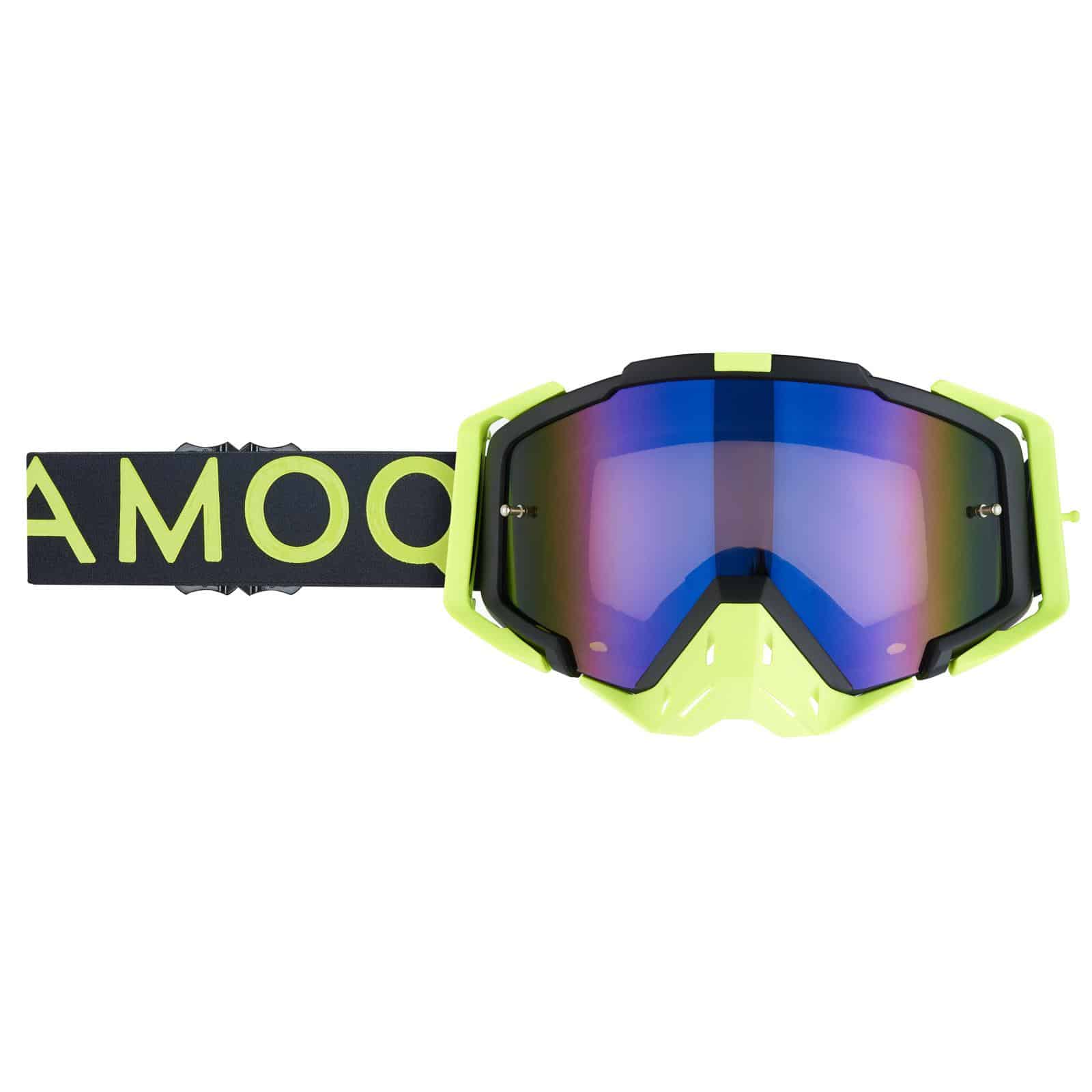 AMOQ Aster Crossilasit Black-HiVis - Blue Mirror
