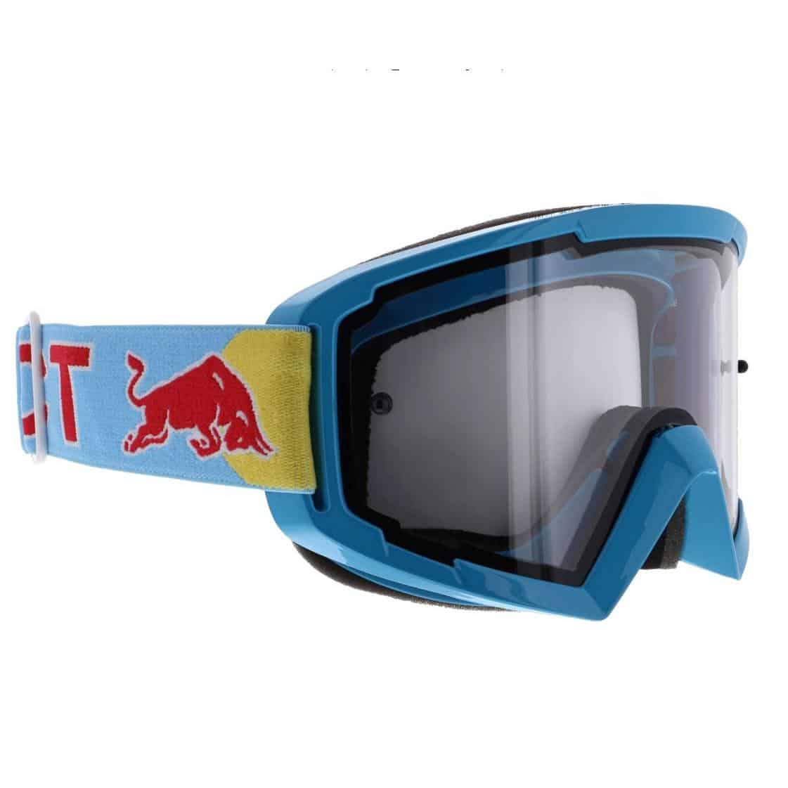 Spect Red Bull Whip MX Goggles Singel lens blue clear