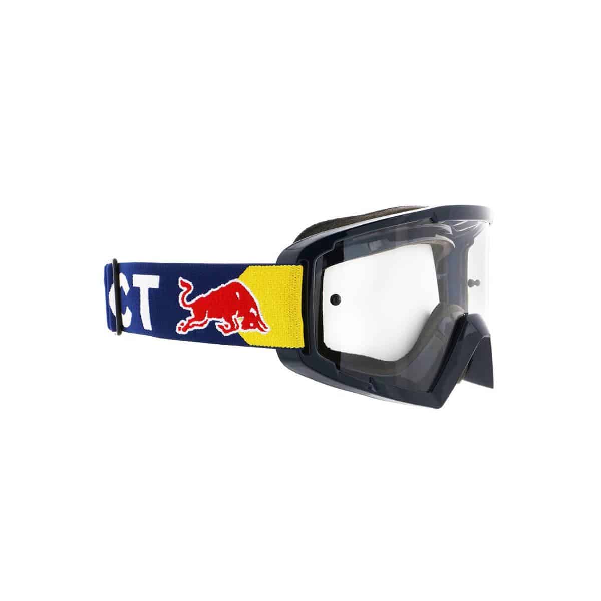 Spect Red Bull Whip MX Goggles Singel lens black/blue clear