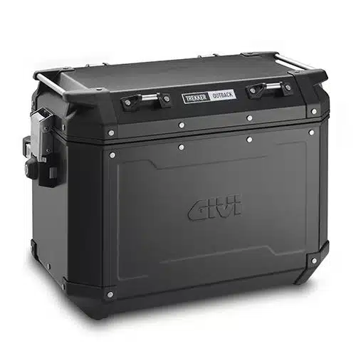 Givi Trekker Outback Restyled Blackline 48ltr alumiininen laukku oikea puoli