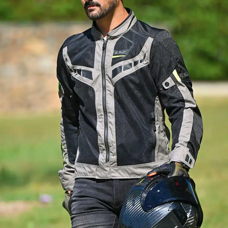 LS2 ajotakki Garda Air, musta / vihreä - Image 3