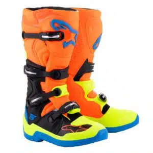 Alpinestars Saapas Tech 5 Oranssi Fluo/Sininen/ Keltainen Fluo