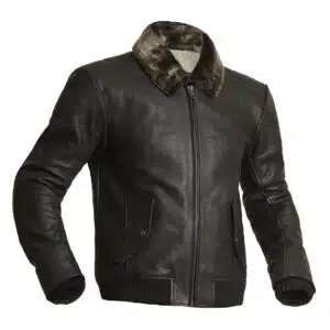 Halvarssons nahkatakki Torsby, ruskea