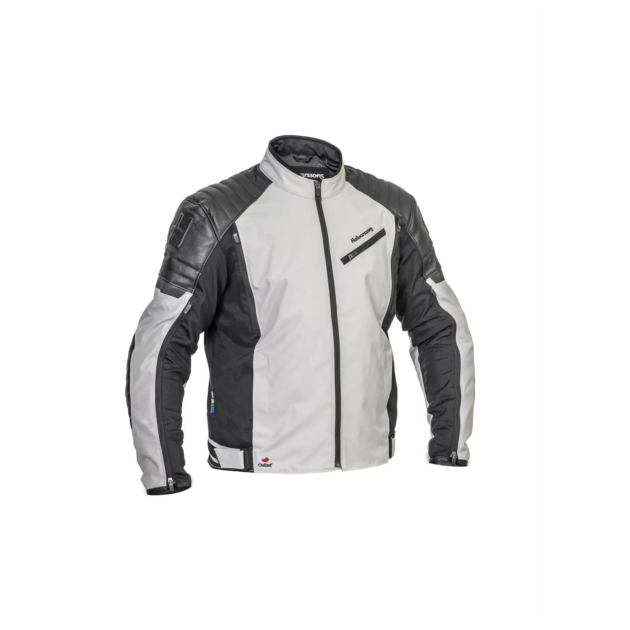 Halvarssons ajotakki Solberg, vaaleanharmaa / musta