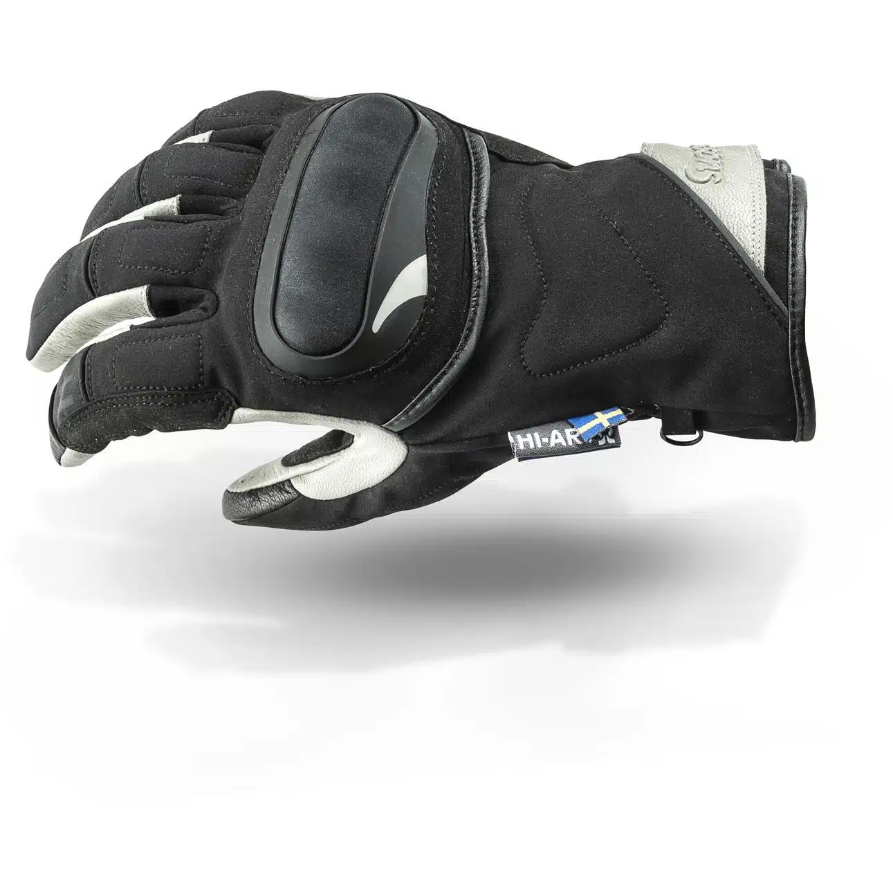 Halvarssons ajohanskat Oleby, musta / harmaa