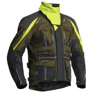 Lindstrands Tekstiilitakki Oman Musta/kiwi