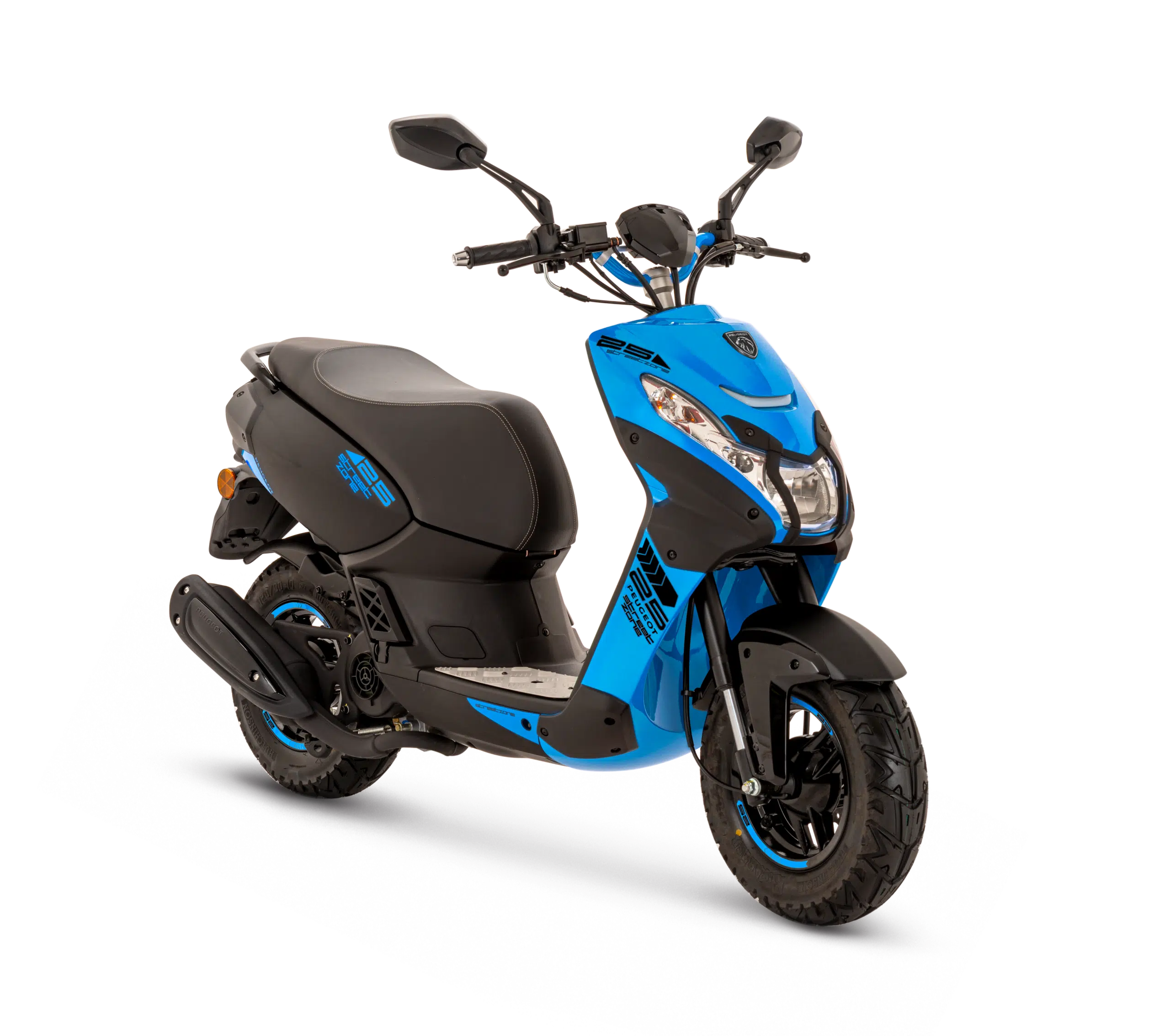 Peugeot Kisbee S Naked/Streetzone - Sini/musta-