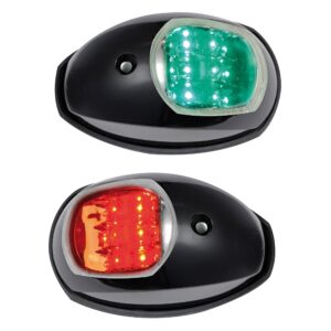 Kulkuvalopari LED Evoled - musta ABS M11-039-02