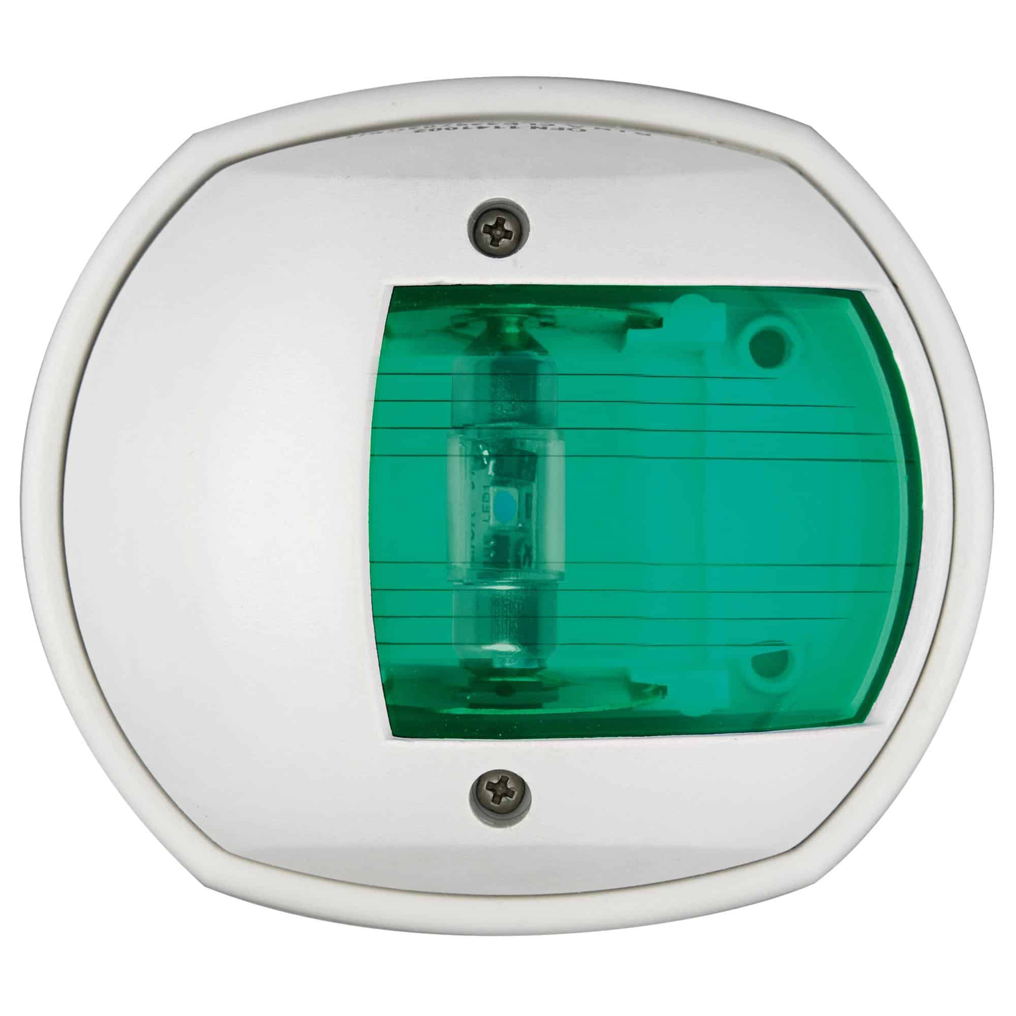 Kulkuvalo LED Compact 12 valkoinen - vihreä M11-448-12