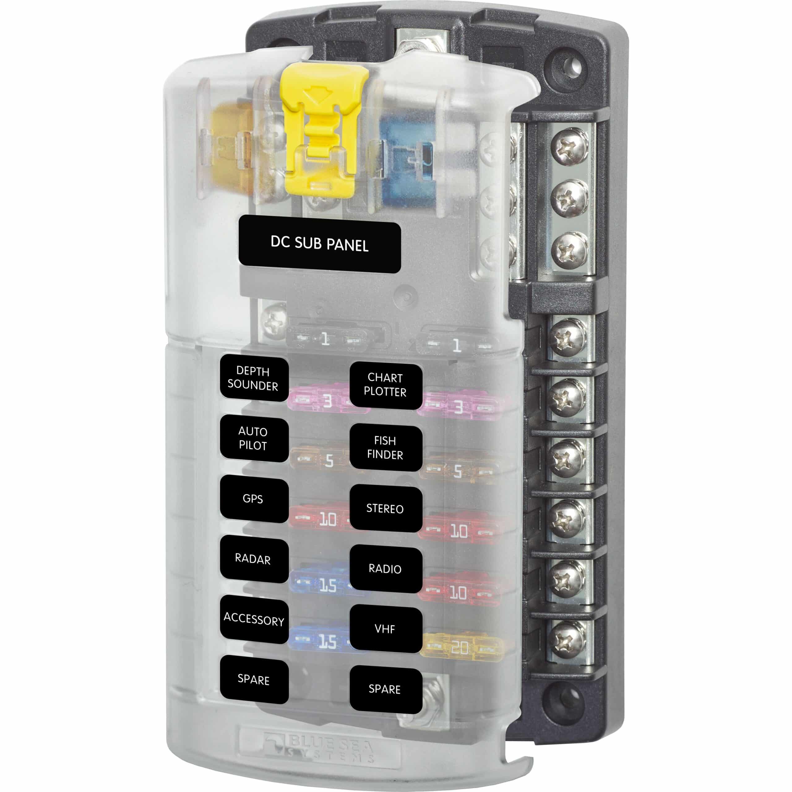 Blue Sea ST Blade Common source Fuse Blocks 134-5026