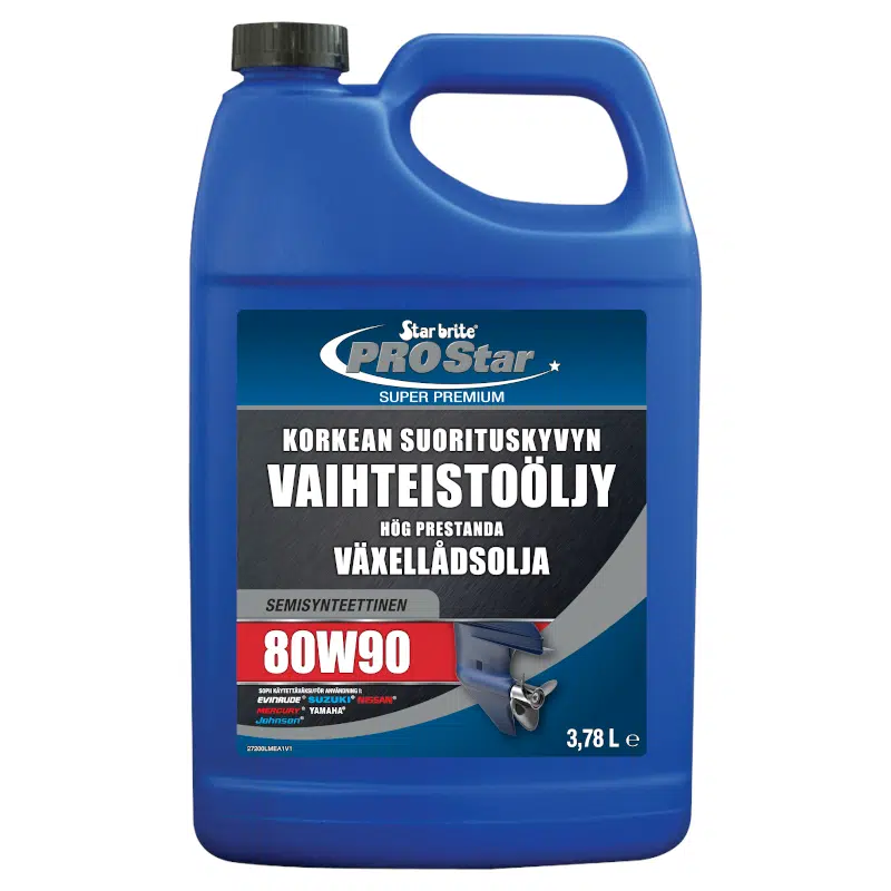 Star brite Vaihteistoöljy 80W90 synt. 3,78L 136-27200