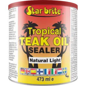 Star brite Tropical Teak Oil/Sealer Natur.Light Teak tropik.öljy 500ml 136-87916